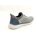 Rieker Herren Slipper mit Stretch Zierschnürung grau