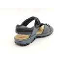 Rieker Damen sportliche Klett Sandale dunkelblau