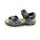 Rieker Damen sportliche Klett Sandale dunkelblau