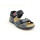 Rieker Damen sportliche Klett Sandale dunkelblau