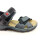 Rieker Damen sportliche Klett Sandale dunkelblau