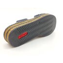 Rieker Damen Klett Pantolette dunkelblau mit Glitzer