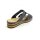 Rieker Damen Klett Pantolette dunkelblau mit Glitzer