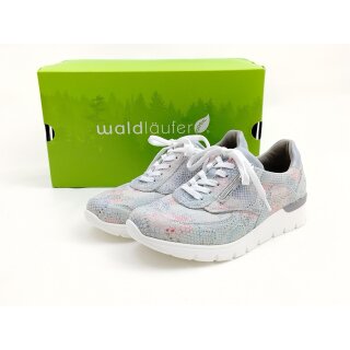 Waldläufer Damen Sneaker Schnürer Ramona  pastell-bunt Strech Weite K