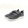 Magnus Herren Sportschuh schwarz mit zwei Klettverschlüssen, helle Laufssohle
