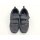 Magnus Herren Sportschuh schwarz mit zwei Klettverschlüssen, helle Laufssohle