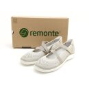 Remonte Damen Klett Ballerina sportlich durchbrochen beige