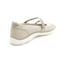 Remonte Damen Klett Ballerina sportlich durchbrochen beige