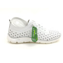 Remonte Damen Sneaker mit Stretchschnürung durchbrochen weiß