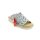 Rieker Damen Pantolette hellblau mit Glitzersteinchen