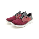 Rieker Herren Slipper  mit Stretch Zierschnürung...