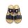 Rieker Damen Klett Pantolette schwarz