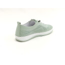 Cosmos Damen Slipper mit Stretch Zierschnürung hellgrün