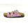 Natural Power Damen Pantolette mit 3 Riemen bunt