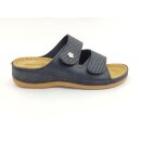 scandi Damen Klett Pantolette schwarz
