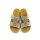 scandi Damen Klett Pantolette beige