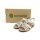 Remonte Damen Sling Sandalette mit Zierkreisen silber beige