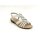 Remonte Damen Sling Sandalette mit Zierkreisen silber beige