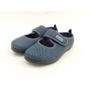 FlyFlot Damen Klett Pantoffel leicht Stretch grau