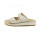 FlyFlot Damen Pantolette mit 2 Schnallen beige