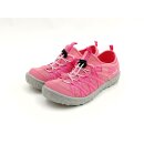 Scandi Damen Sneaker mit Stretch Zierschnürung pink