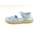 Manitu Damen Klett Sandale hellblau