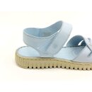 Manitu Damen Klett Sandale hellblau
