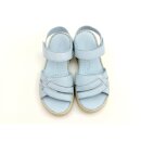 Manitu Damen Klett Sandale hellblau