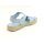 Manitu Damen Klett Sandale hellblau