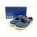 Fly Flot Damen Klett Hauspantoffel mit heller Sohle...