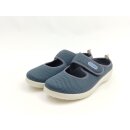 Fly Flot Damen Klett Hauspantoffel mit heller Sohle...