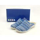 Fly Flot Damen Pantolette blau-grau zehengeschlossen