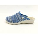 Fly Flot Damen Pantolette blau-grau zehengeschlossen