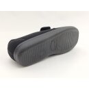 Fly Flot Herren Klett Hausschuh Strech schwarz, herausnehmbare Innensohle