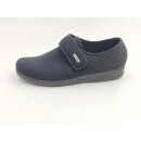 Fly Flot Herren Klett Hausschuh Strech schwarz, herausnehmbare Innensohle