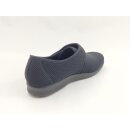Fly Flot Herren Klett Hausschuh Strech schwarz, herausnehmbare Innensohle