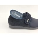 Fly Flot Herren Klett Hausschuh Strech schwarz, herausnehmbare Innensohle