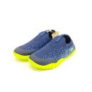 Lico Kinder Barfussschuh zum schlüpfen blau kombi