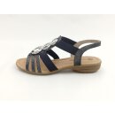 Remonte Damen Sling Sandalette grau-schwarz  mit...