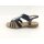 Remonte Damen Sling Sandalette grau-schwarz  mit Metallzierkreisen