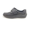 Waldläufer Damen Klett Halbschuh schwarz