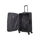 travelite CORSIICA Reisekoffer L erweiterbar Schwarz