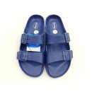 fashy Herren Badepantolette Schnalle dunkelblau