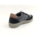Josef Seibel Herren Slipper mit Stretchschnürung schwarz/braun
