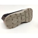 Rieker TEX Herren Knöchelschuh 2 Reißverschlüsse, schwarz mit brauner Ferse