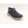 Rieker TEX Herren Knöchelschuh 2 Reißverschlüsse, schwarz mit brauner Ferse