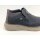Rieker TEX Herren Knöchelschuh 2 Reißverschlüsse, schwarz mit brauner Ferse