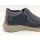 Rieker TEX Herren Knöchelschuh 2 Reißverschlüsse, schwarz mit brauner Ferse