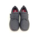 Rieker Herren Klett-Halbschuh schwarz mit braun abgesetzter Ferse