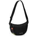 Frida Kahlo Crossbody-Tasche schwarz mit floralem Print...